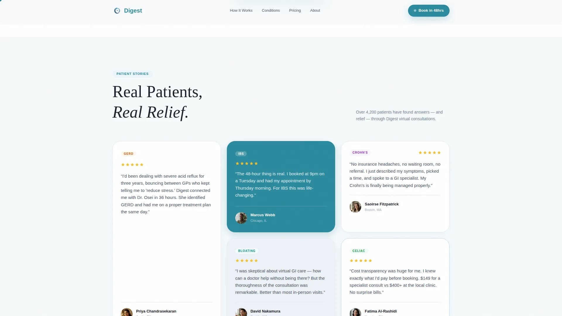 Digest - Telehealth Services Landing page Template