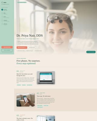 Advanced Dental Clinic Appointment Booking Website Template