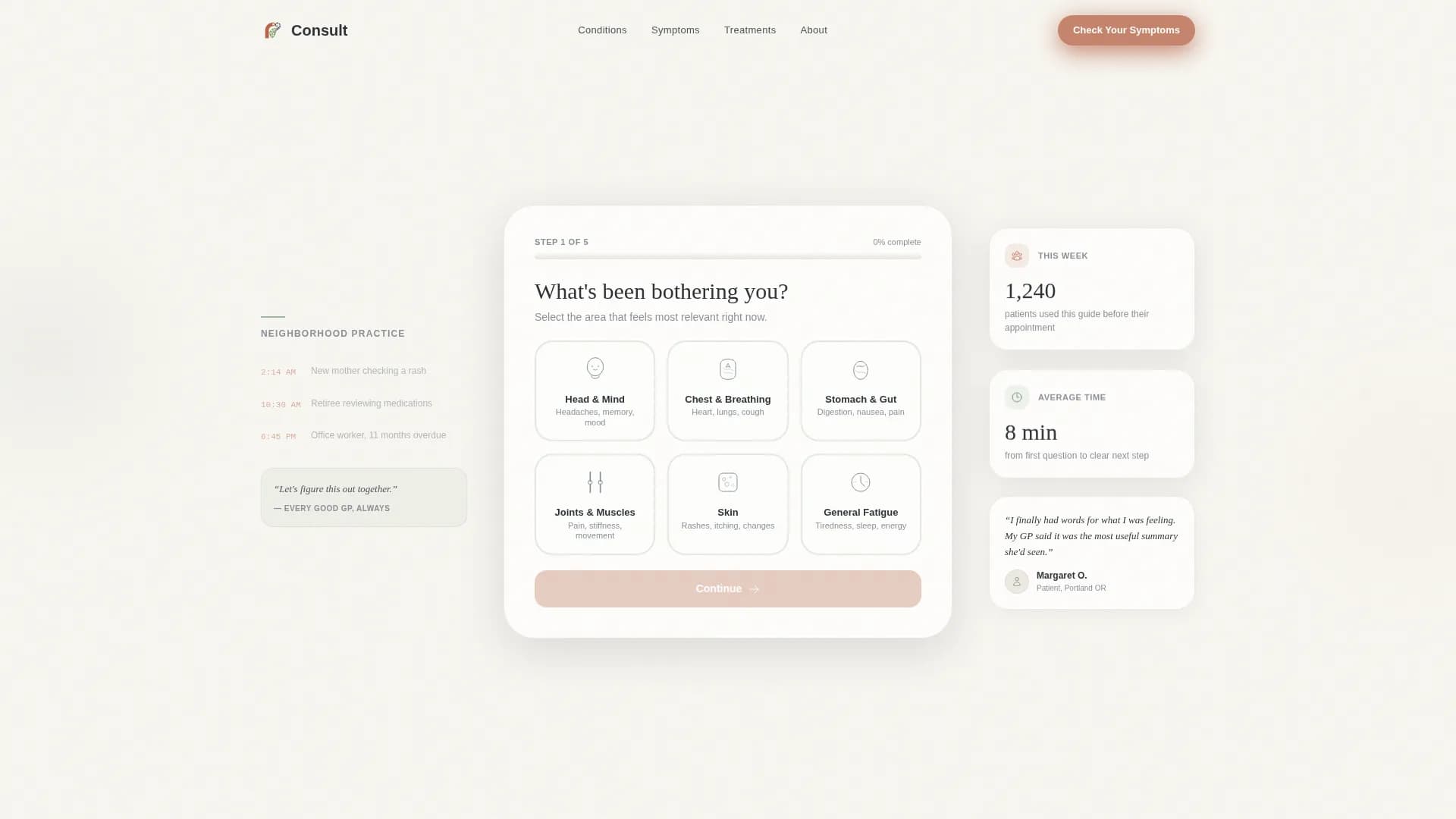 Specialist General Practitioner Appointment Booking Website Template