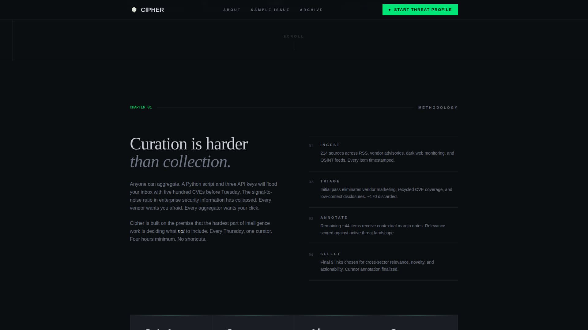 Cybersecurity Newsletter Blog Website Template