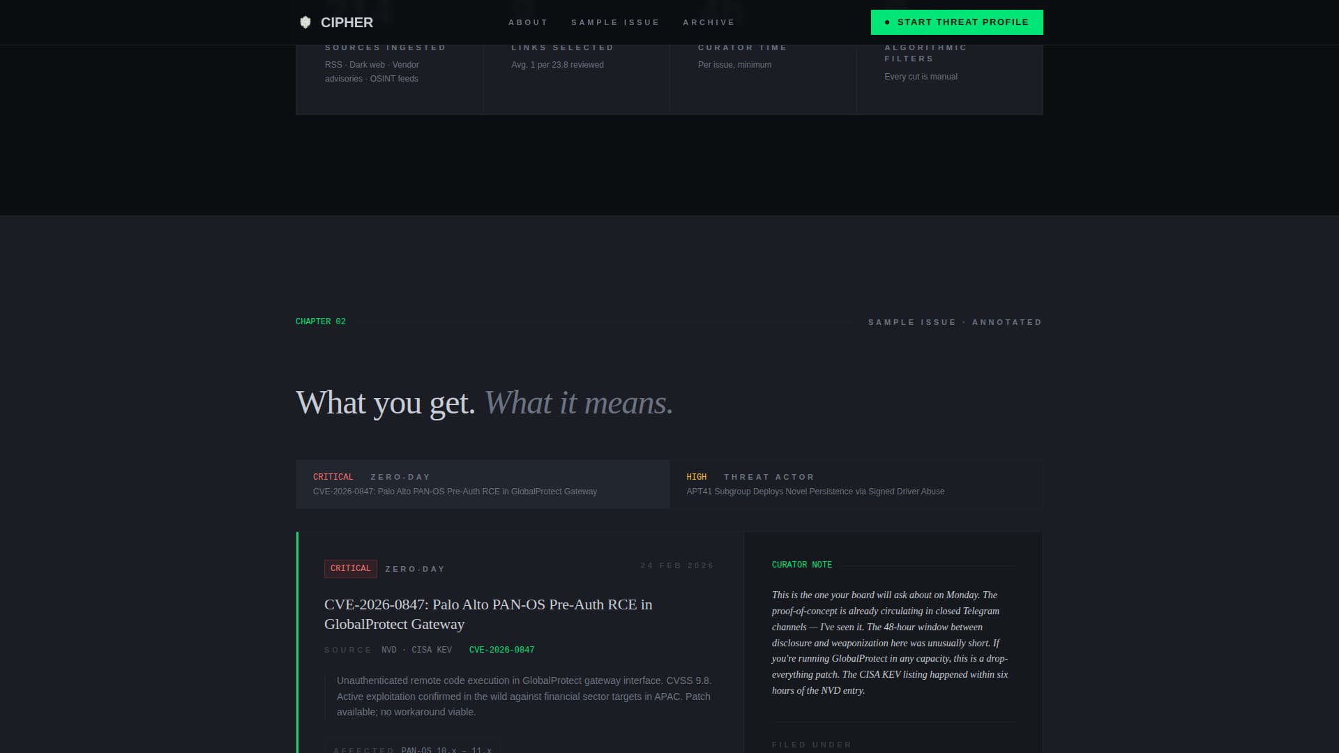 Cybersecurity Newsletter Blog Website Template
