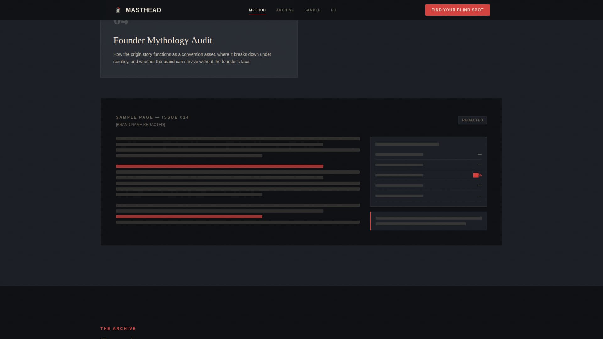 Masthead - Authoritative D2C Landing Page Template