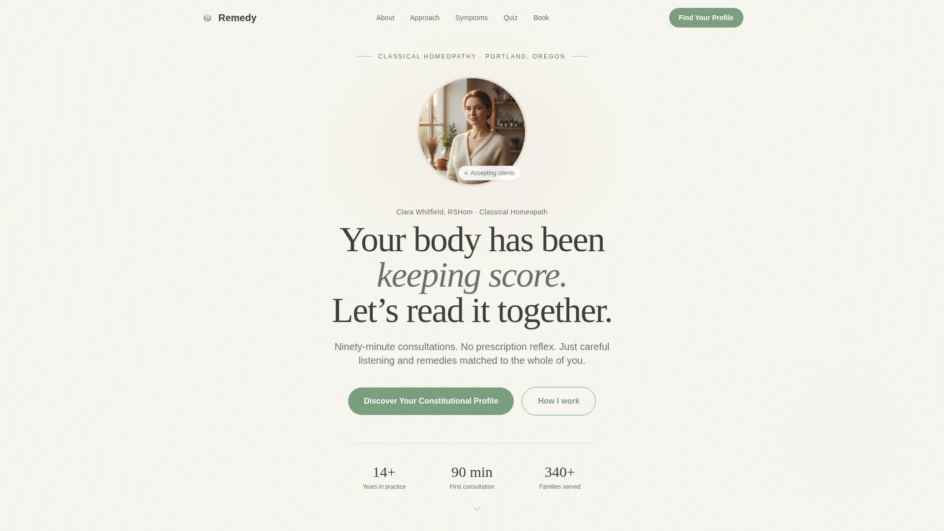 Ayurveda & Alternative Medicine Booking Website Template