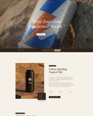 Volt - Luxe Energyreview Landing Page Template