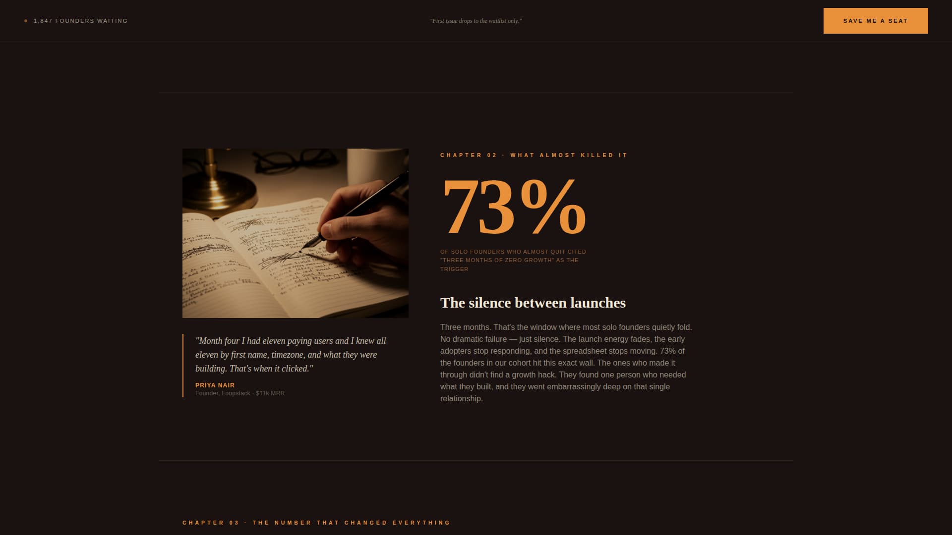 Business & Finance Blog Pre-Launch & Coming Soon Website Template