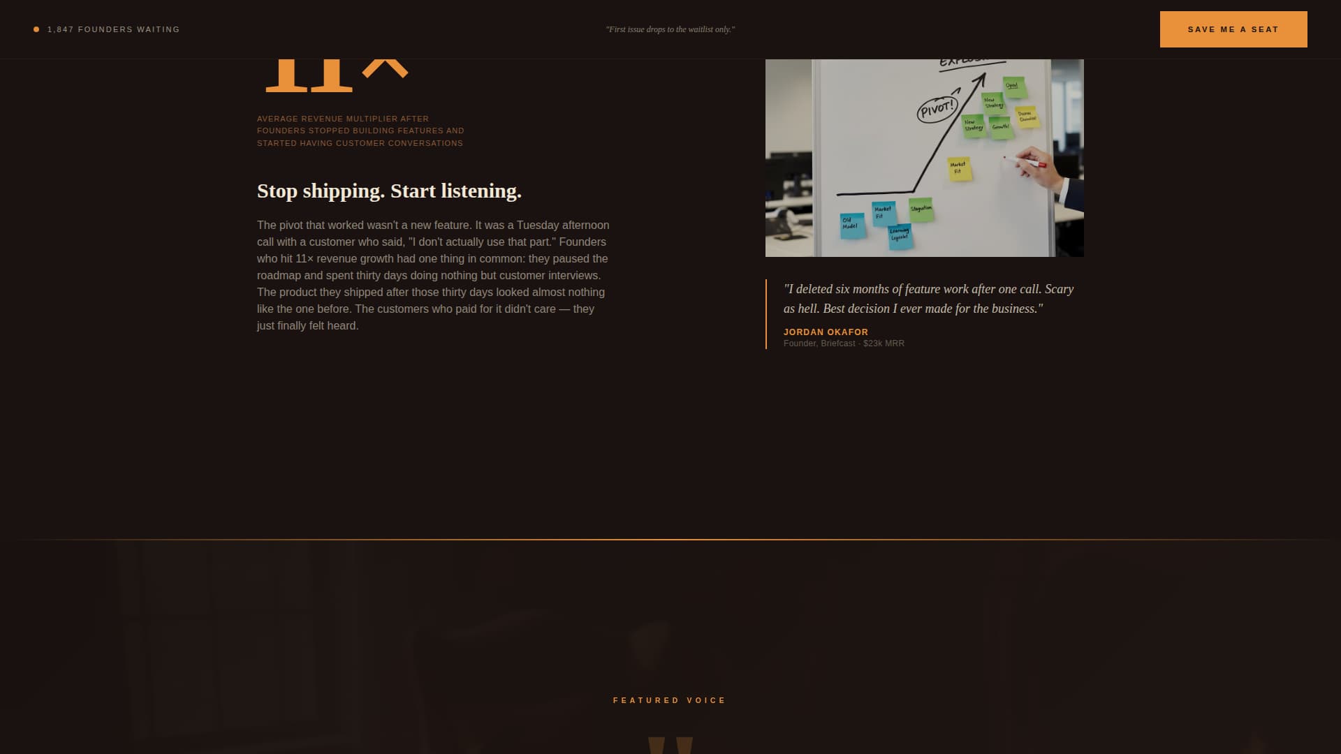 Business & Finance Blog Pre-Launch & Coming Soon Website Template