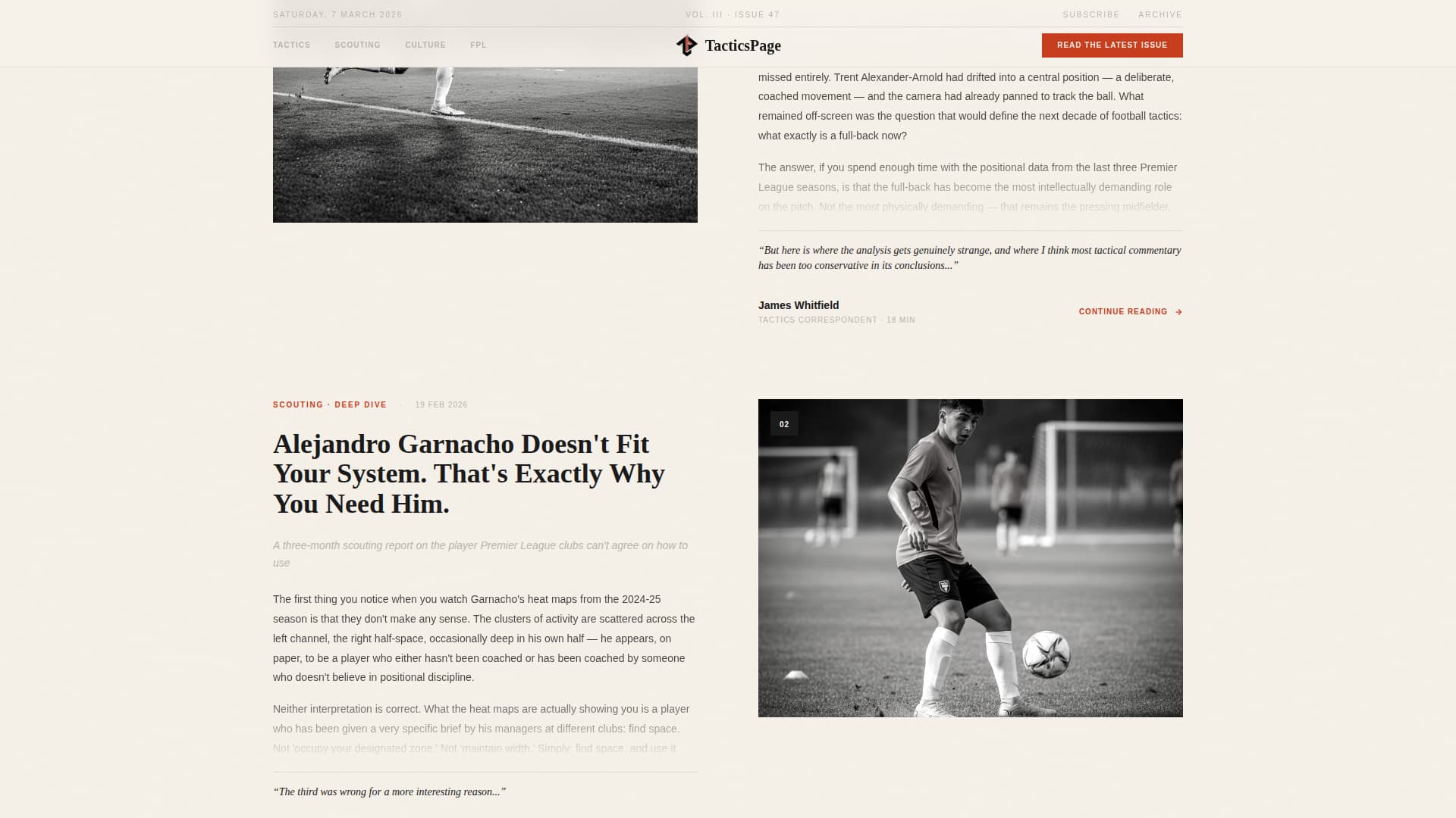 Local Sports Blog Blog & Content Website Template