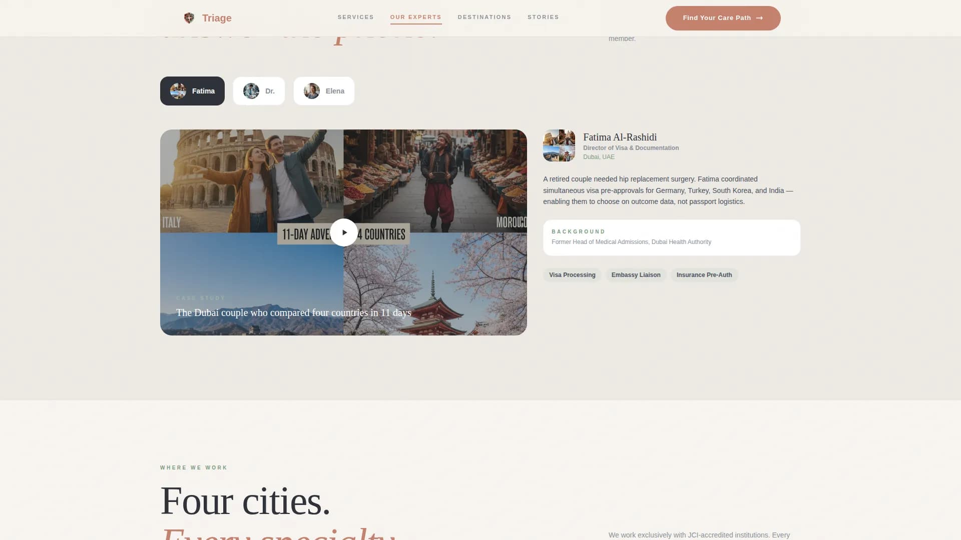 Medical Tourism & Concierge Professional Website Template
