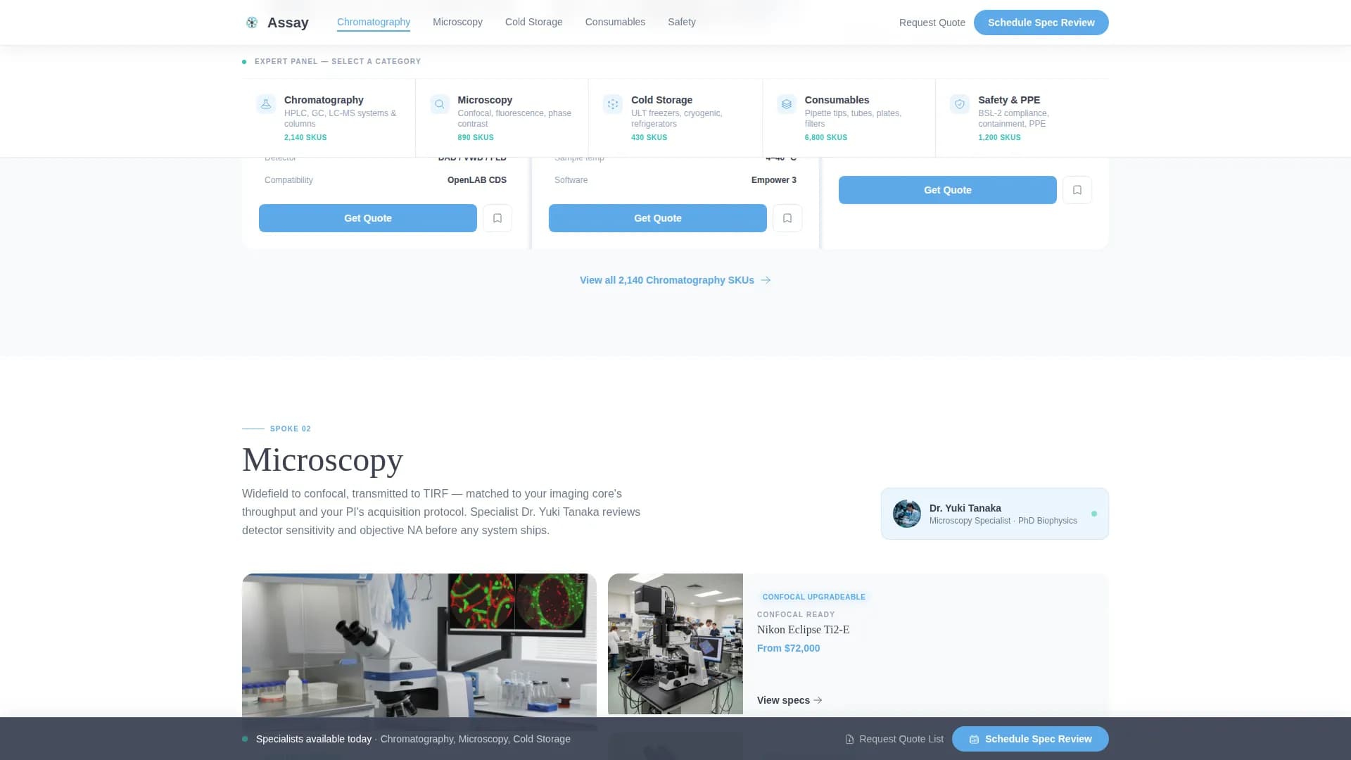 Medical Equipment & Supply Booking Website Template