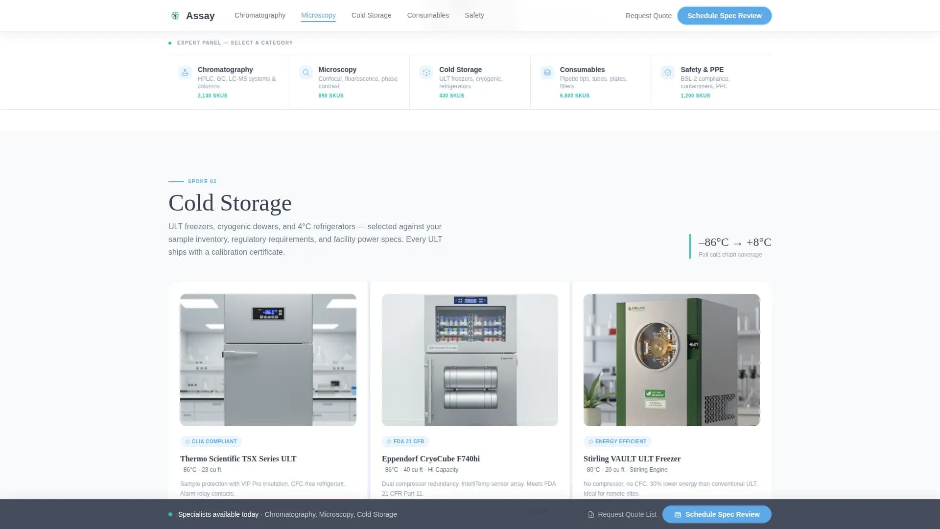 Medical Equipment & Supply Booking Website Template