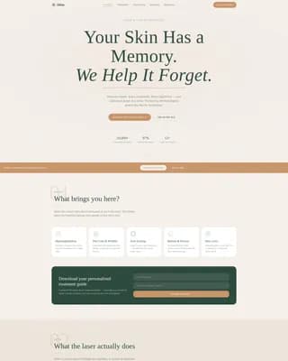 Dermatology & Skin Clinic Professional Website Template