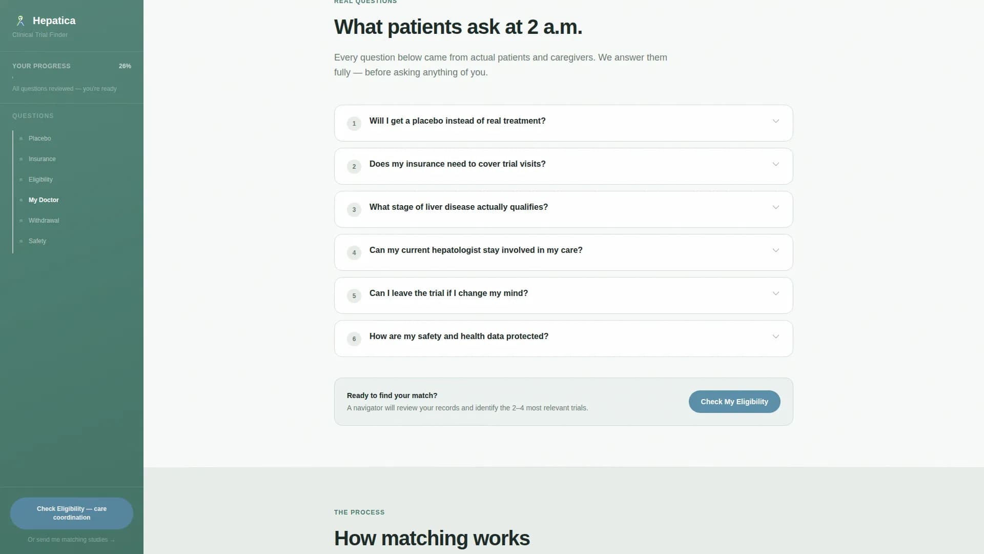 Liver Disease Care Booking Website Template