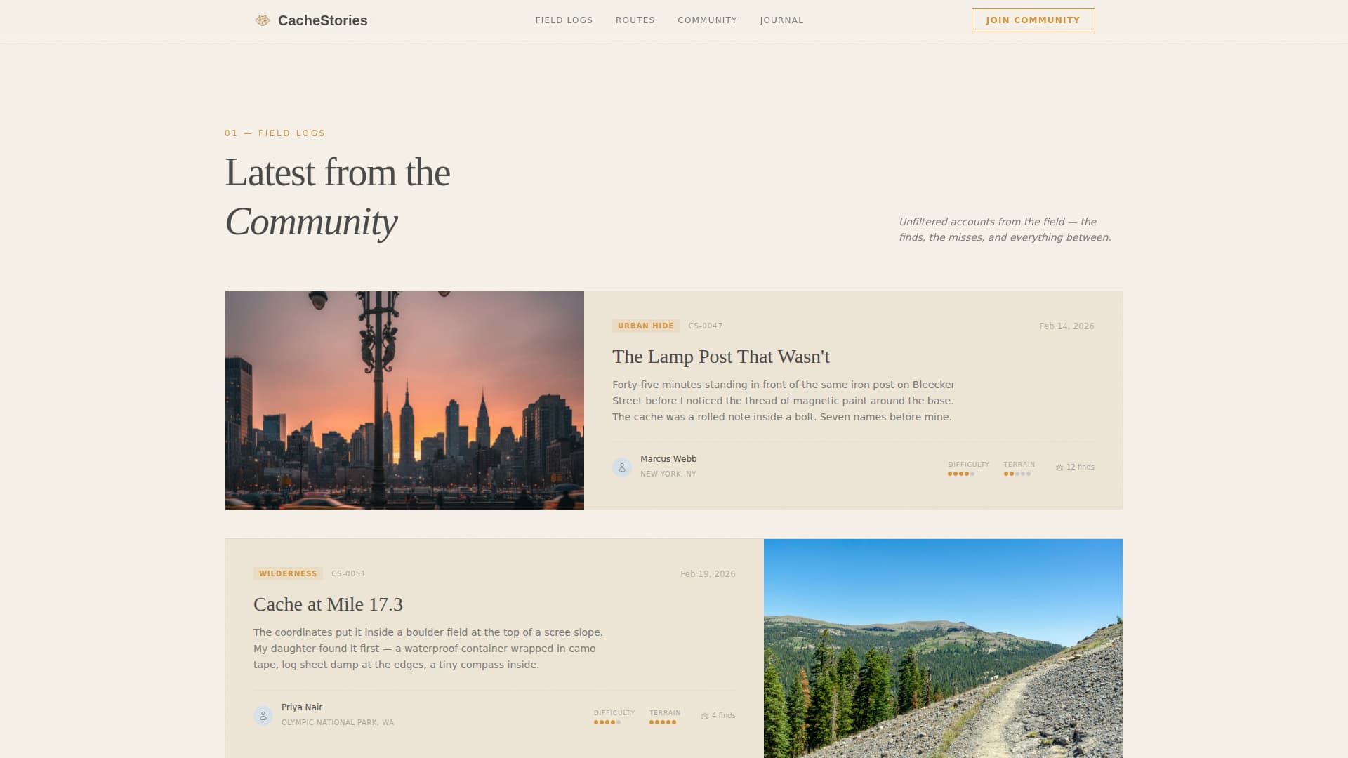 Local Hobby & Passion Content Portfolio & Case Study Website Template