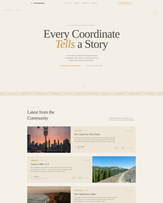 Local Hobby & Passion Content Portfolio & Case Study Website Template