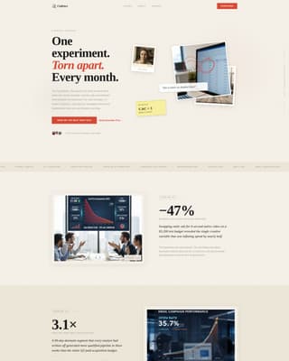 Cadence - Compelling Growthmarketing Landing Page Template