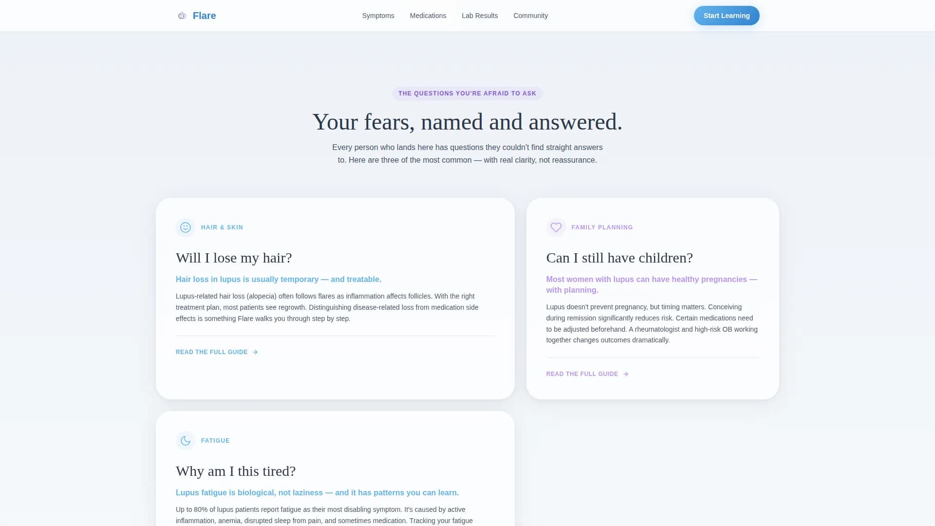 Lupus Care Education Website Template