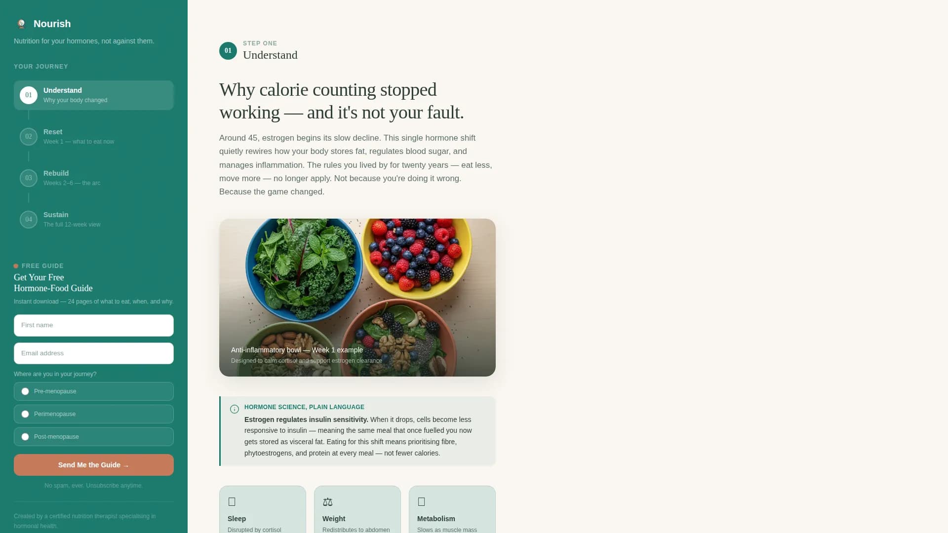 Menopause Care Professional Website Template