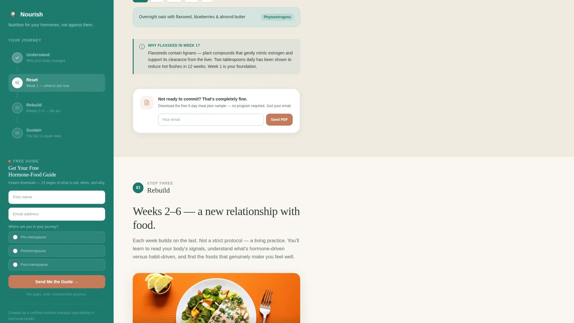 Menopause Care Professional Website Template