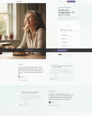 Menopause Care Reviews Website Template