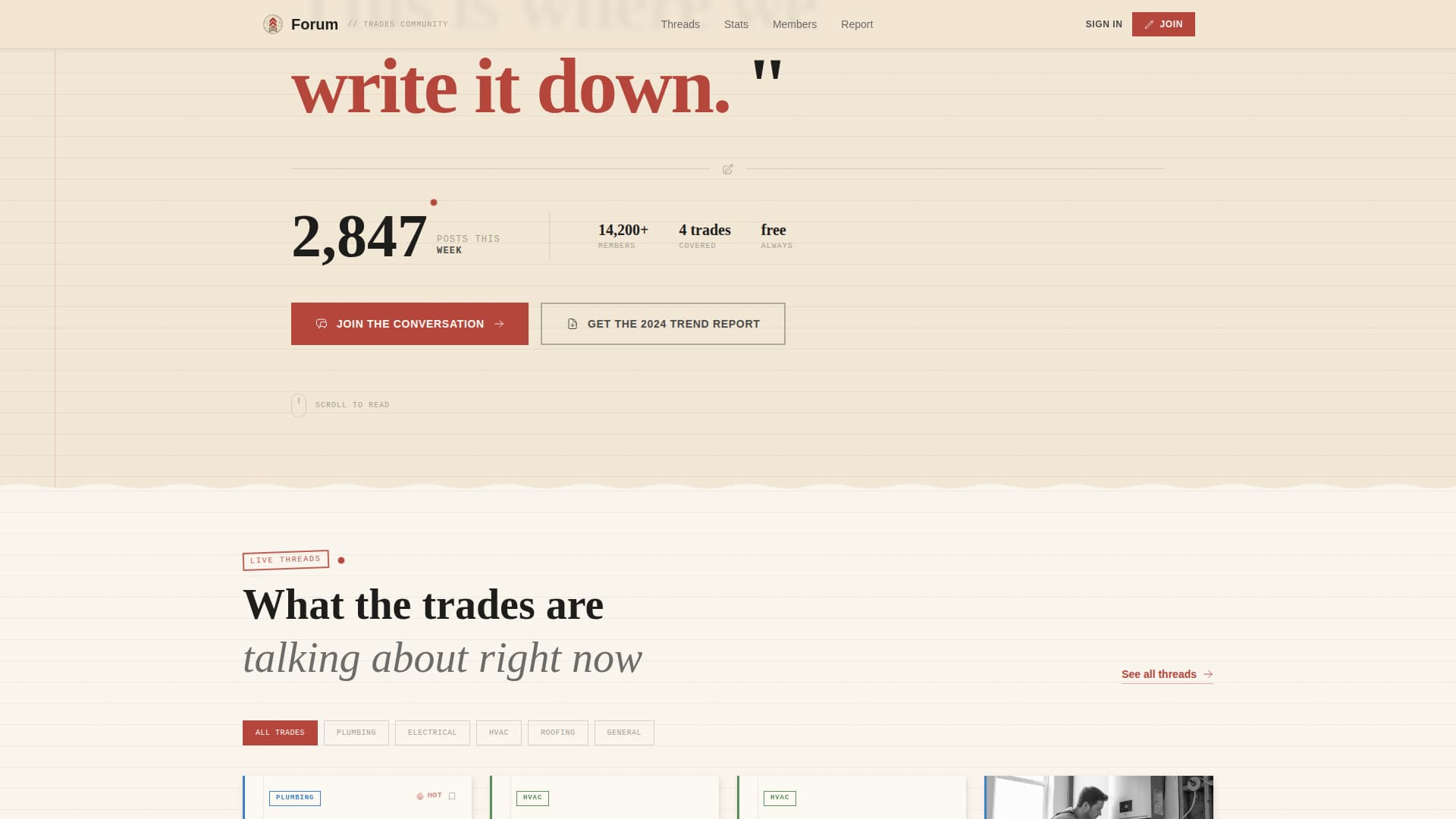 Tradecraft - Authoritative Homeservices Landing Page Template