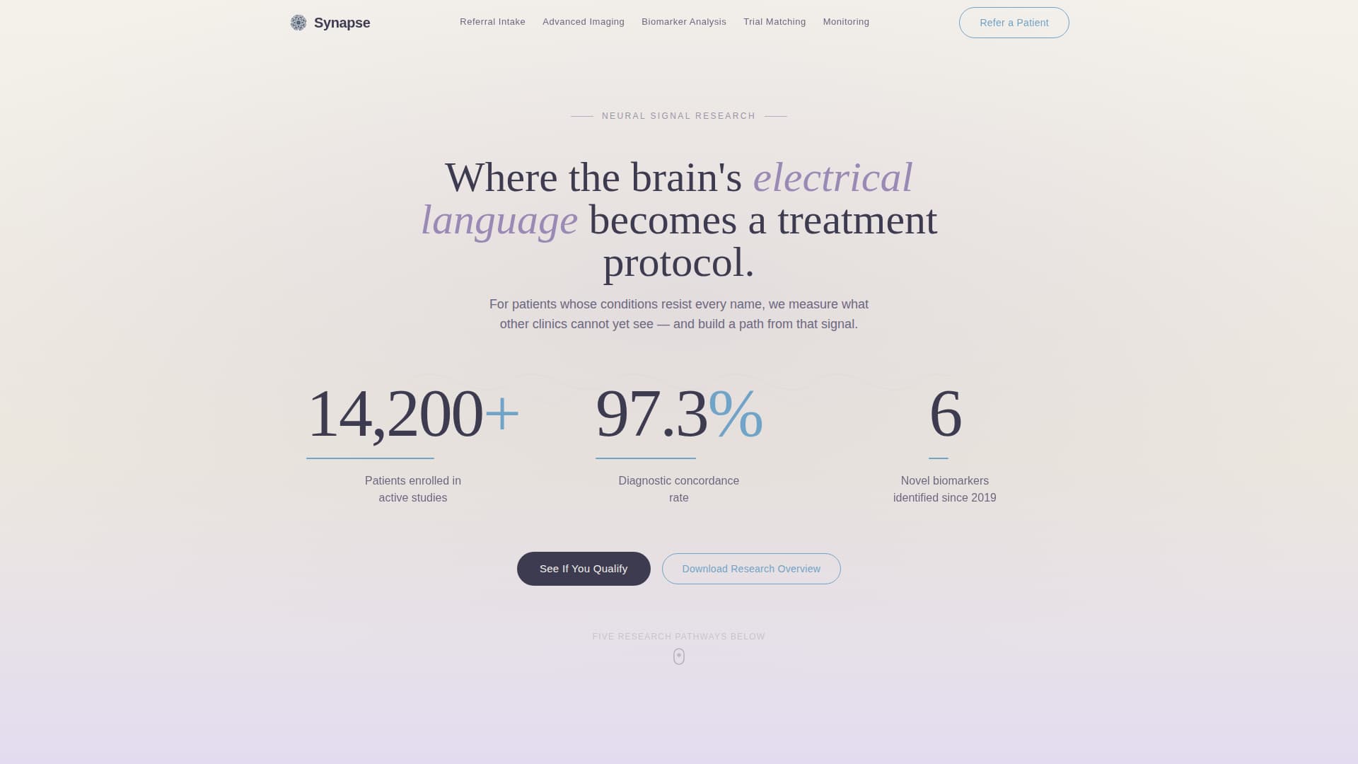 Neurology Medicine Professional Website Template