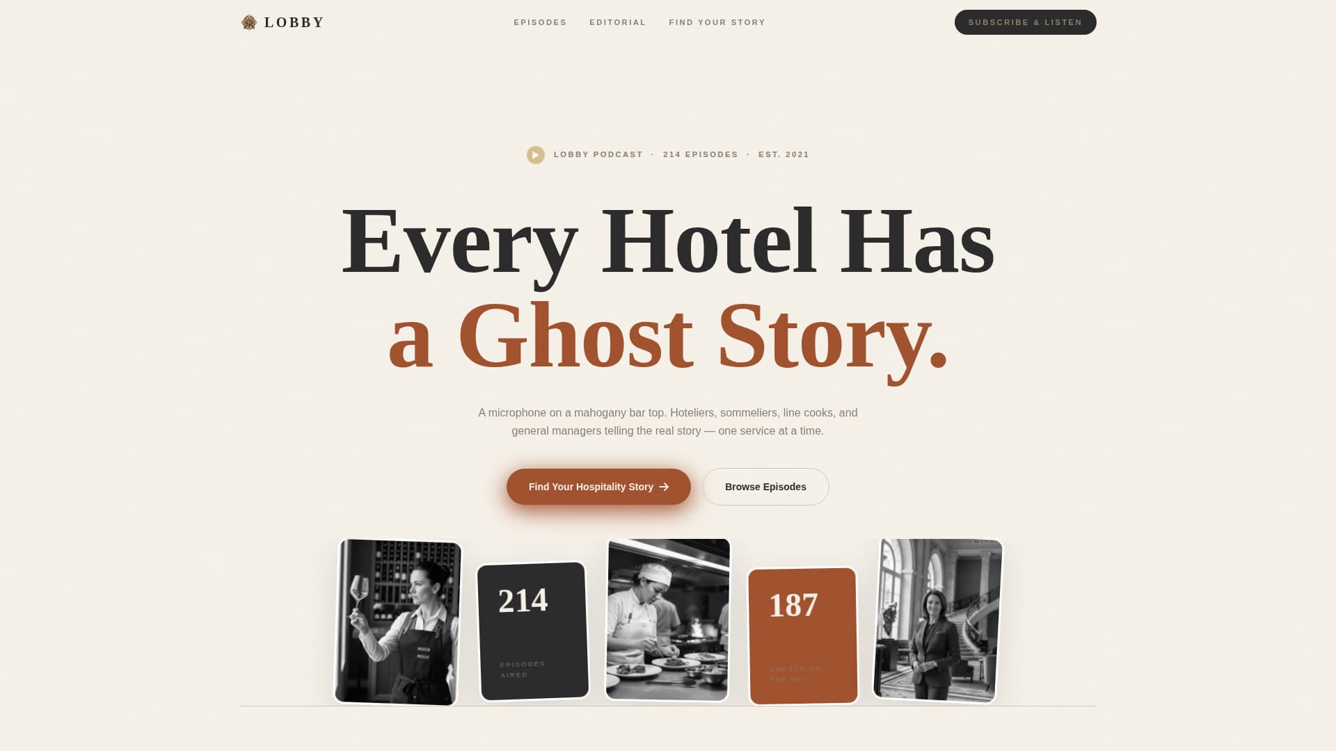 Lobby - Captivating Hospitality Landing Page Template