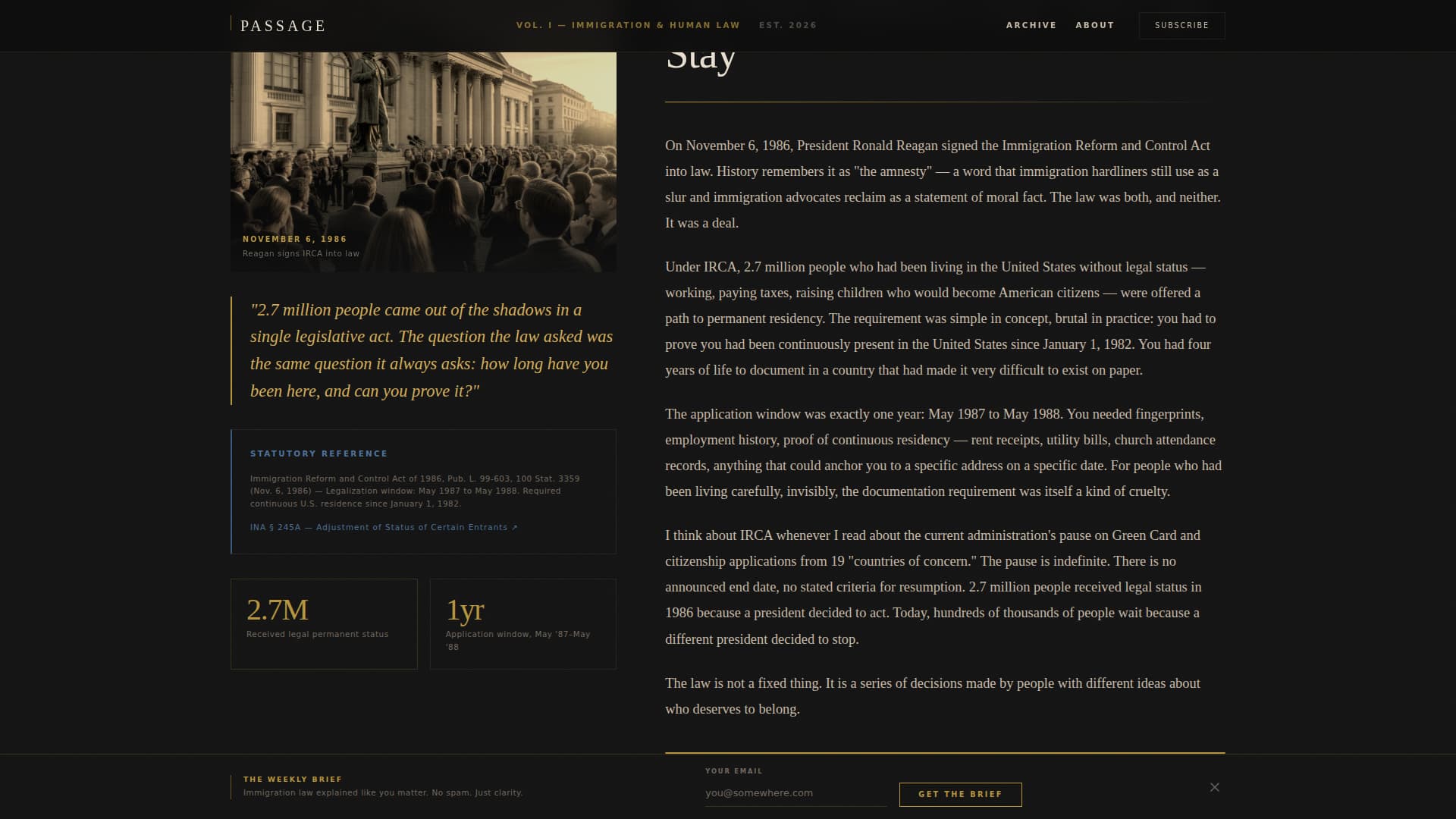Legal & Policy Blog Blog & Content Website Template