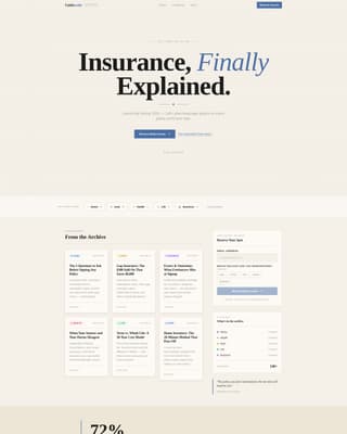 Underwrite - Authoritative Insurance Landing Page Template