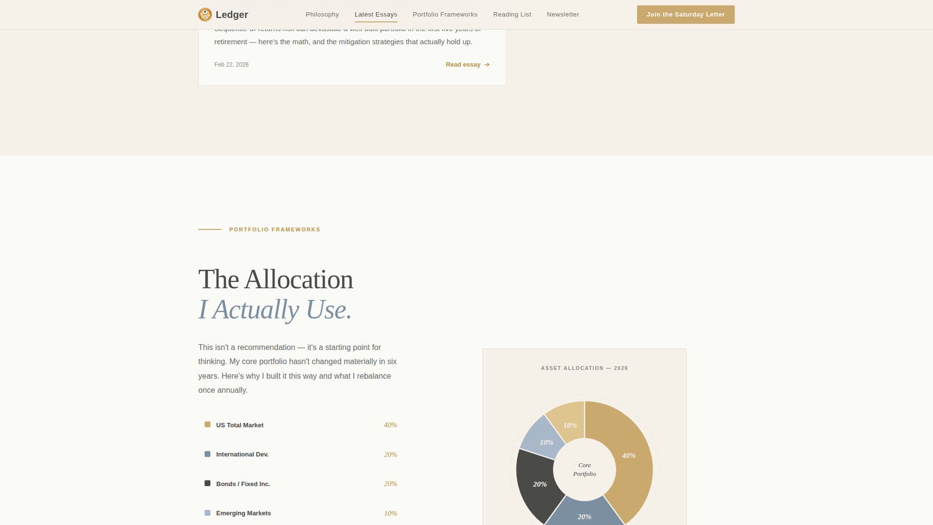 Specialist Business & Finance Blog Portfolio & Case Study Website Template