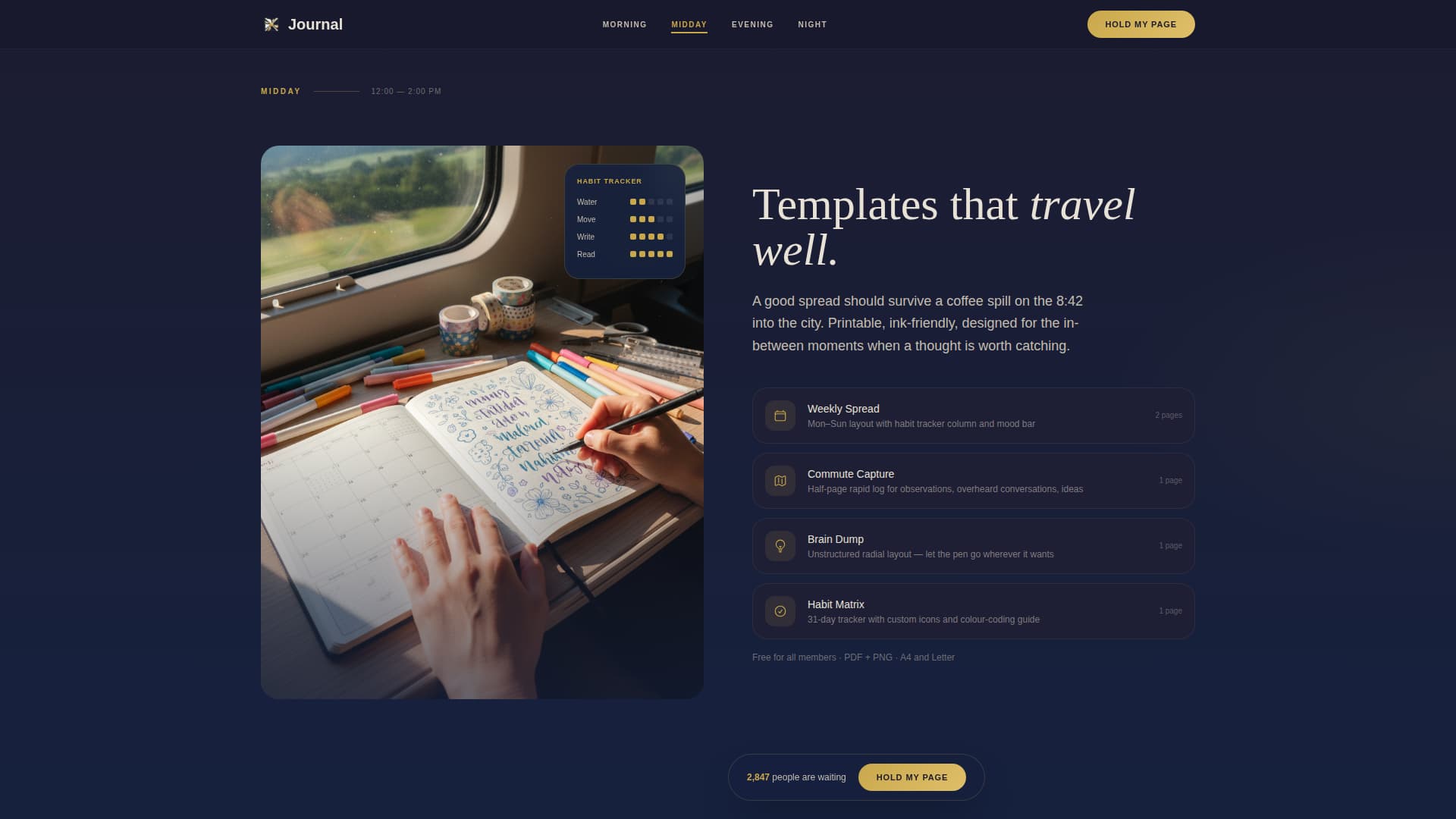 Premium Hobby & Passion Content Pre-Launch & Coming Soon Website Template