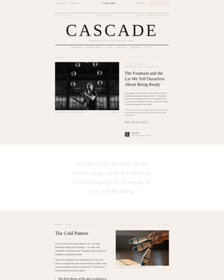 Hobby & Passion Content Blog & Content Website Template