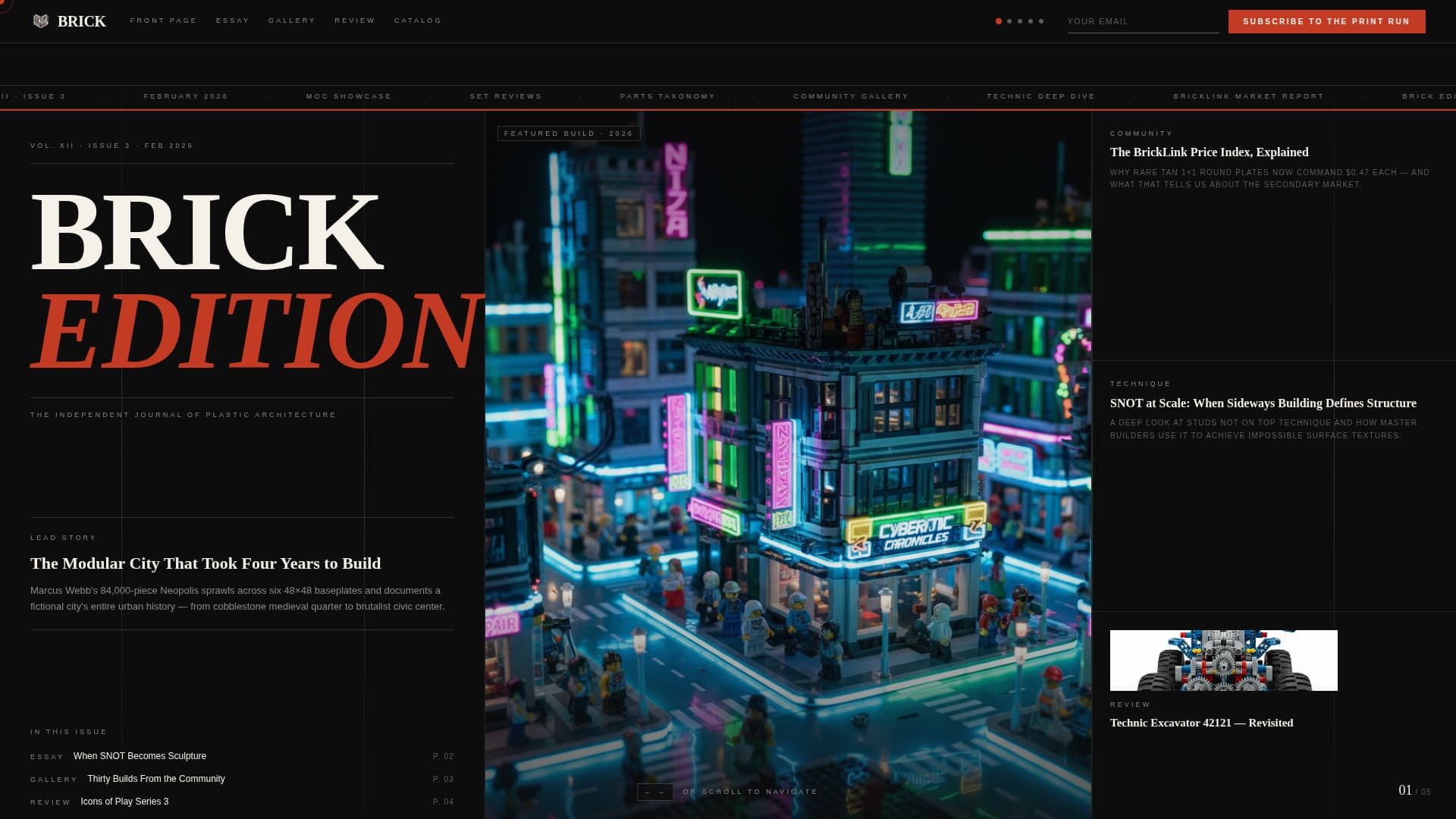 Premium Hobby & Passion Content Portfolio & Case Study Website Template