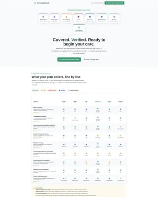Oncologist Website Template — Cancer Care Services