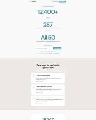 Oncologist Directory Website Template