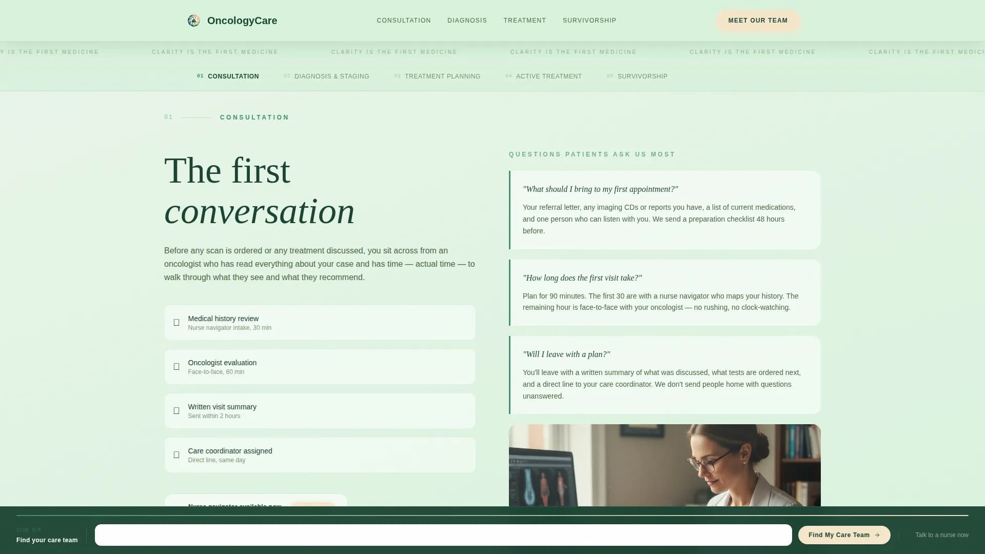 Oncology Medicine Advanced Professional Website Template