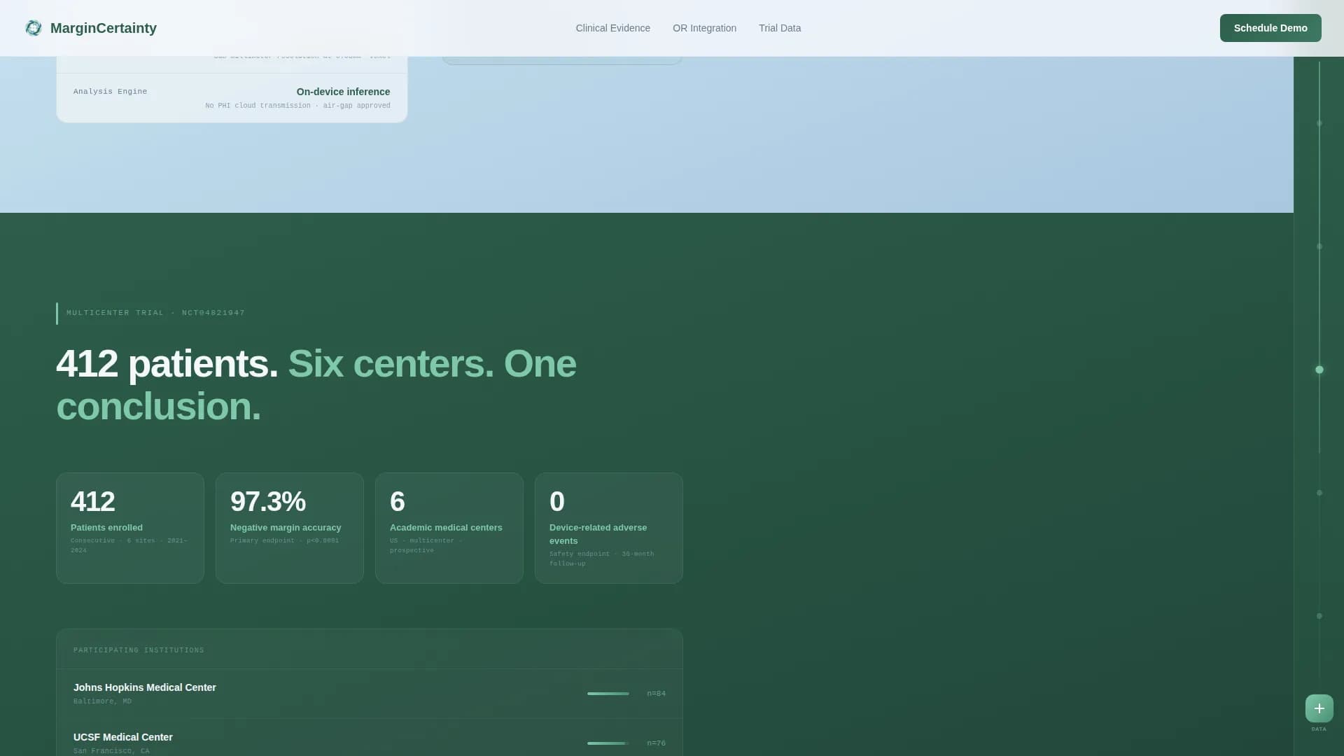Oncology Medicine Specialist Professional Website Template
