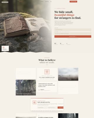 Hobby & Passion Content Pre-Launch & Coming Soon Website Template