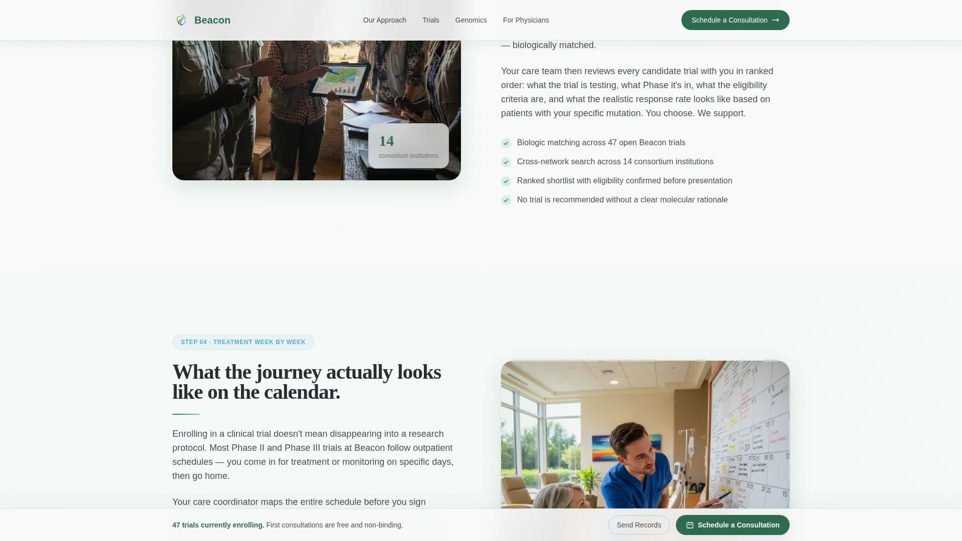 Oncology Medicine Education Website Template