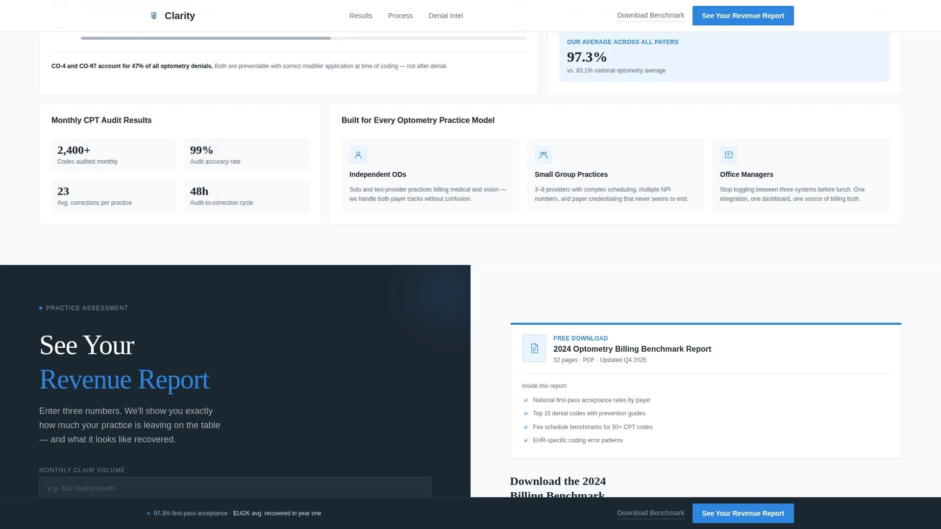 Optometrist Professional Website Template
