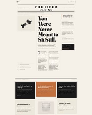 Knot - Artisan Fiberart Landing Page Template