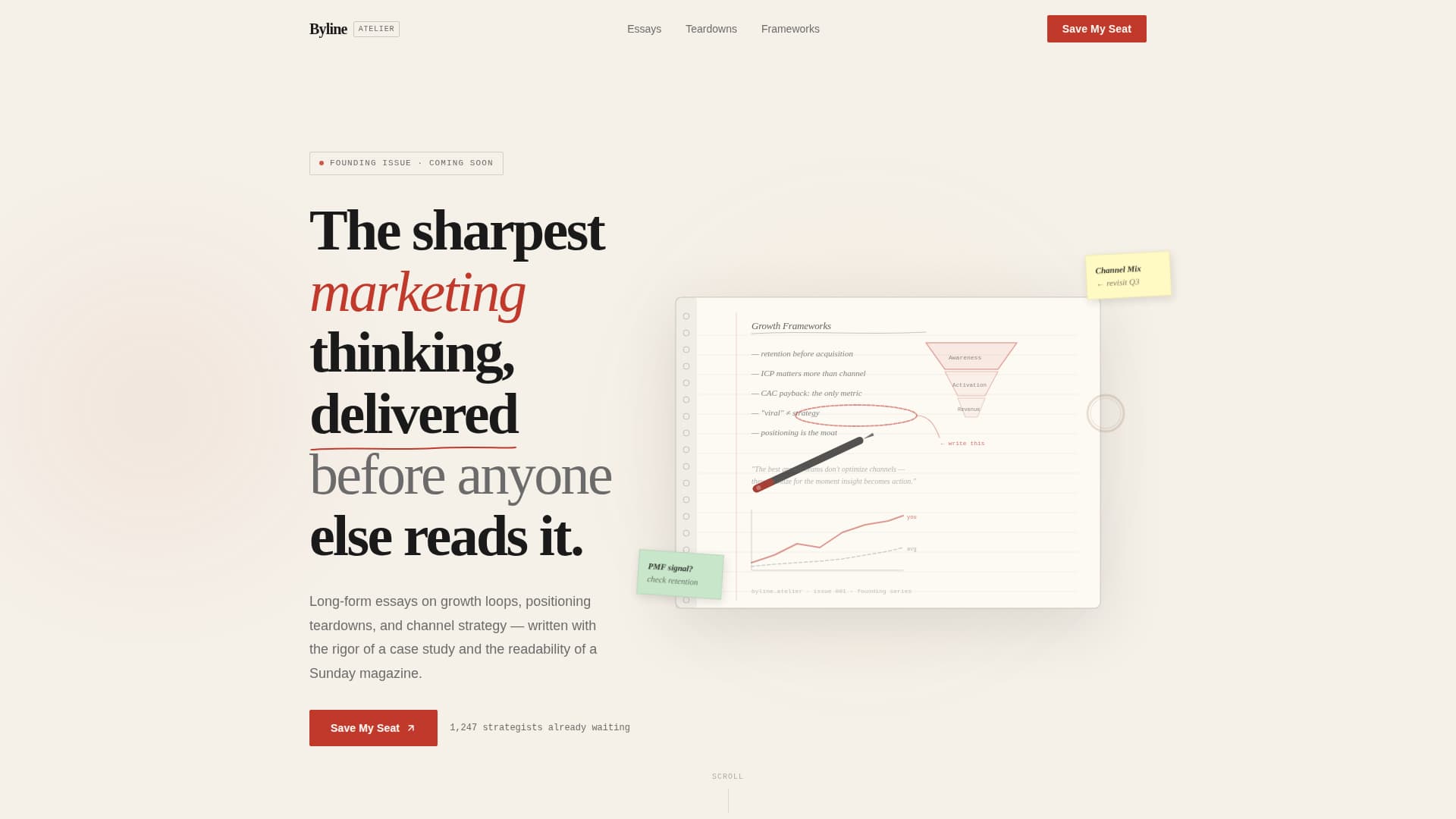 Specialist Business & Finance Blog Pre-Launch & Coming Soon Website Template