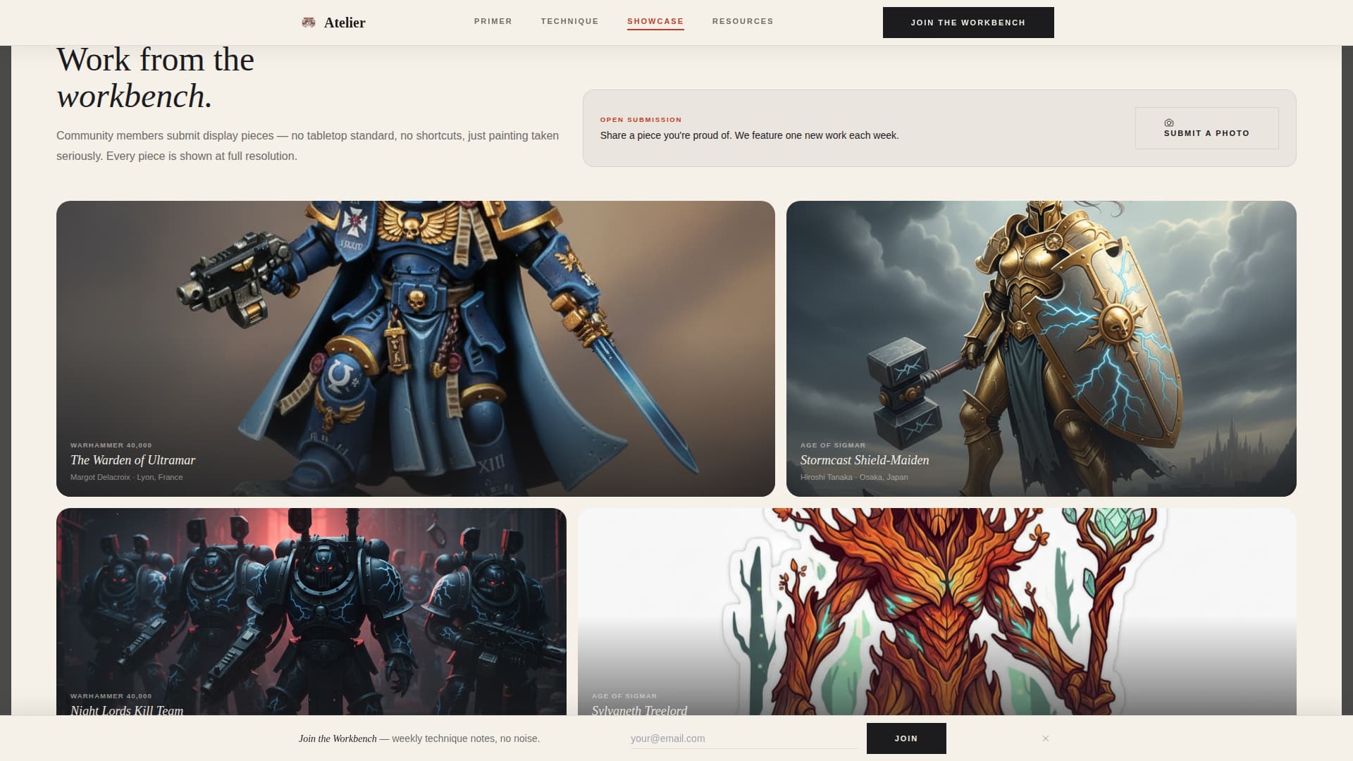 Hobby & Passion Content Portfolio & Case Study Website Template