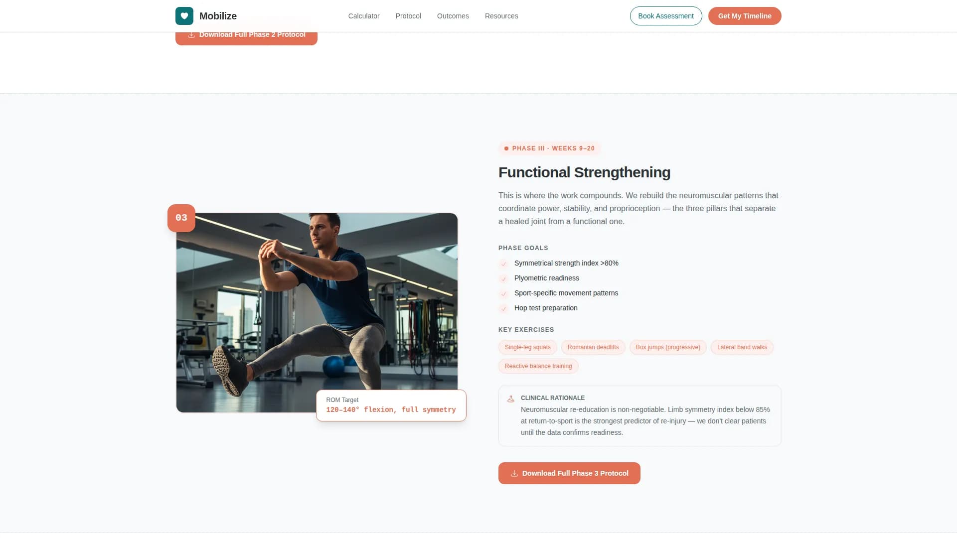 Orthopedic & Sports Medicine Booking Website Template
