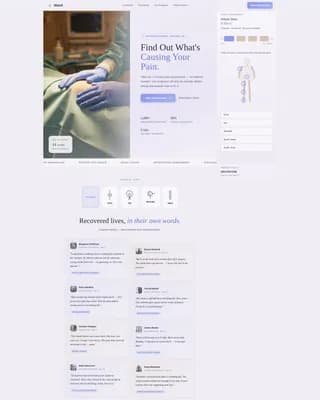 Orthopedic Surgeon Booking Website Template
