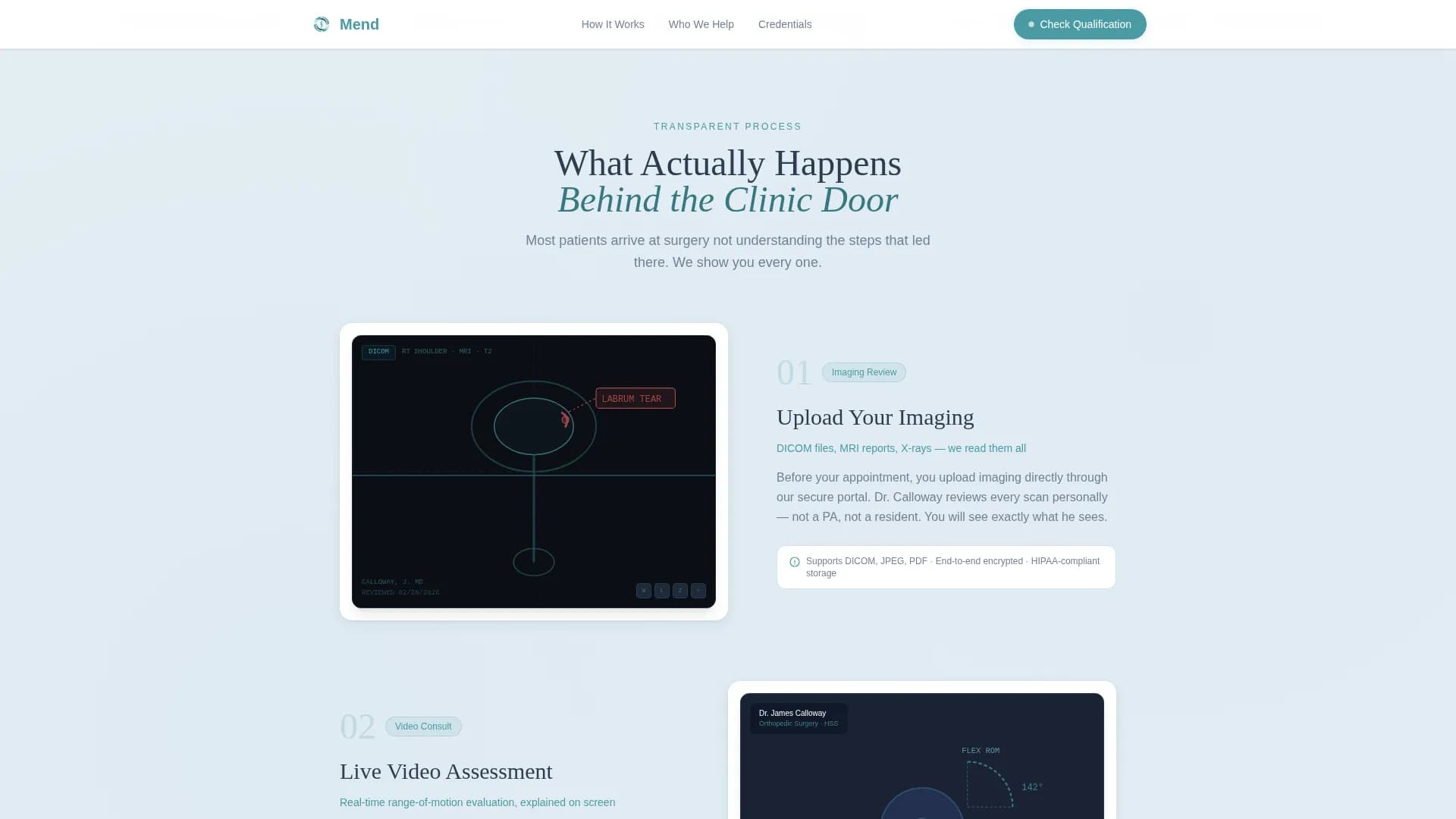 Orthopedic Surgeon Professional Website Template