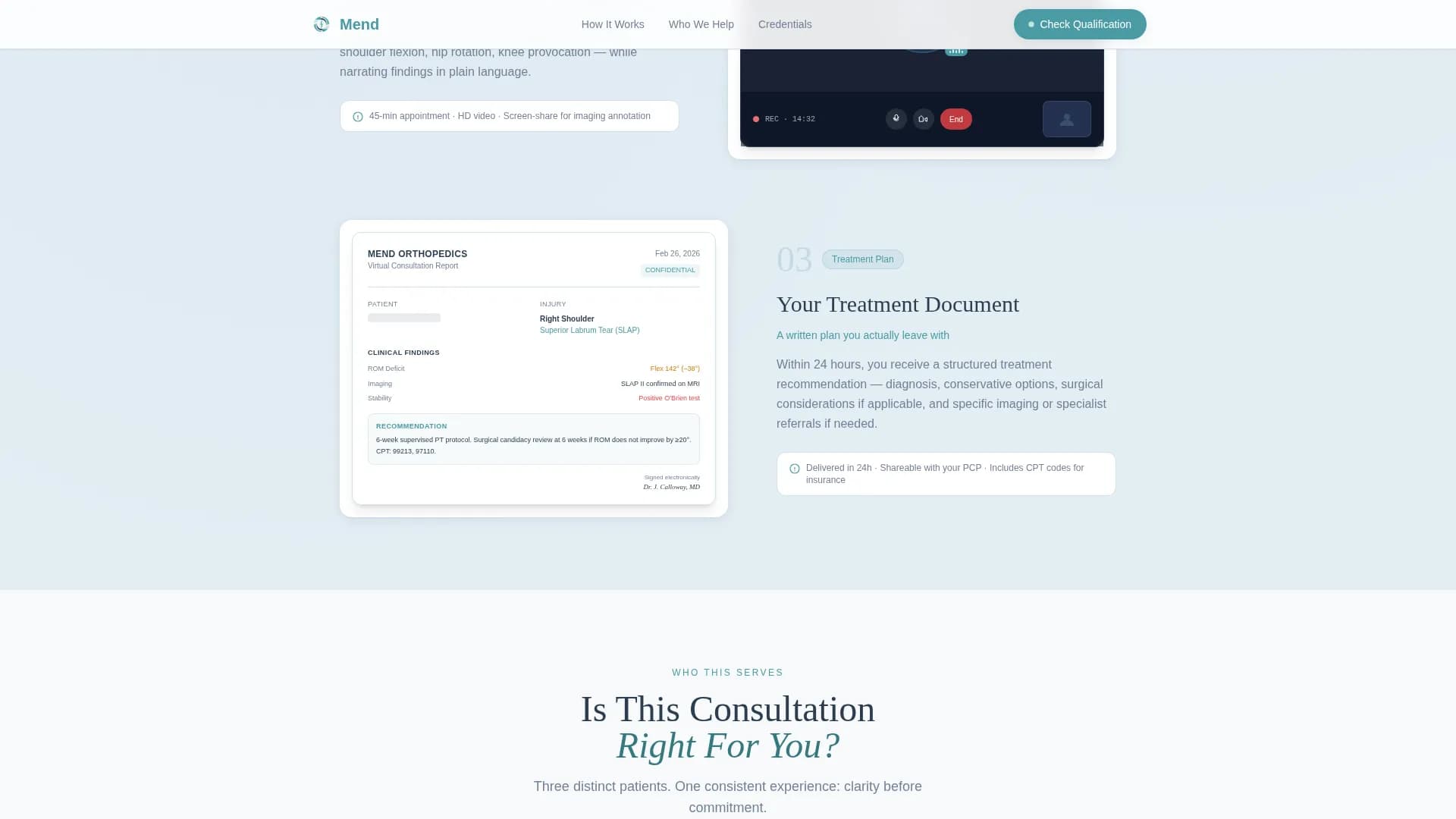 Orthopedic Surgeon Professional Website Template