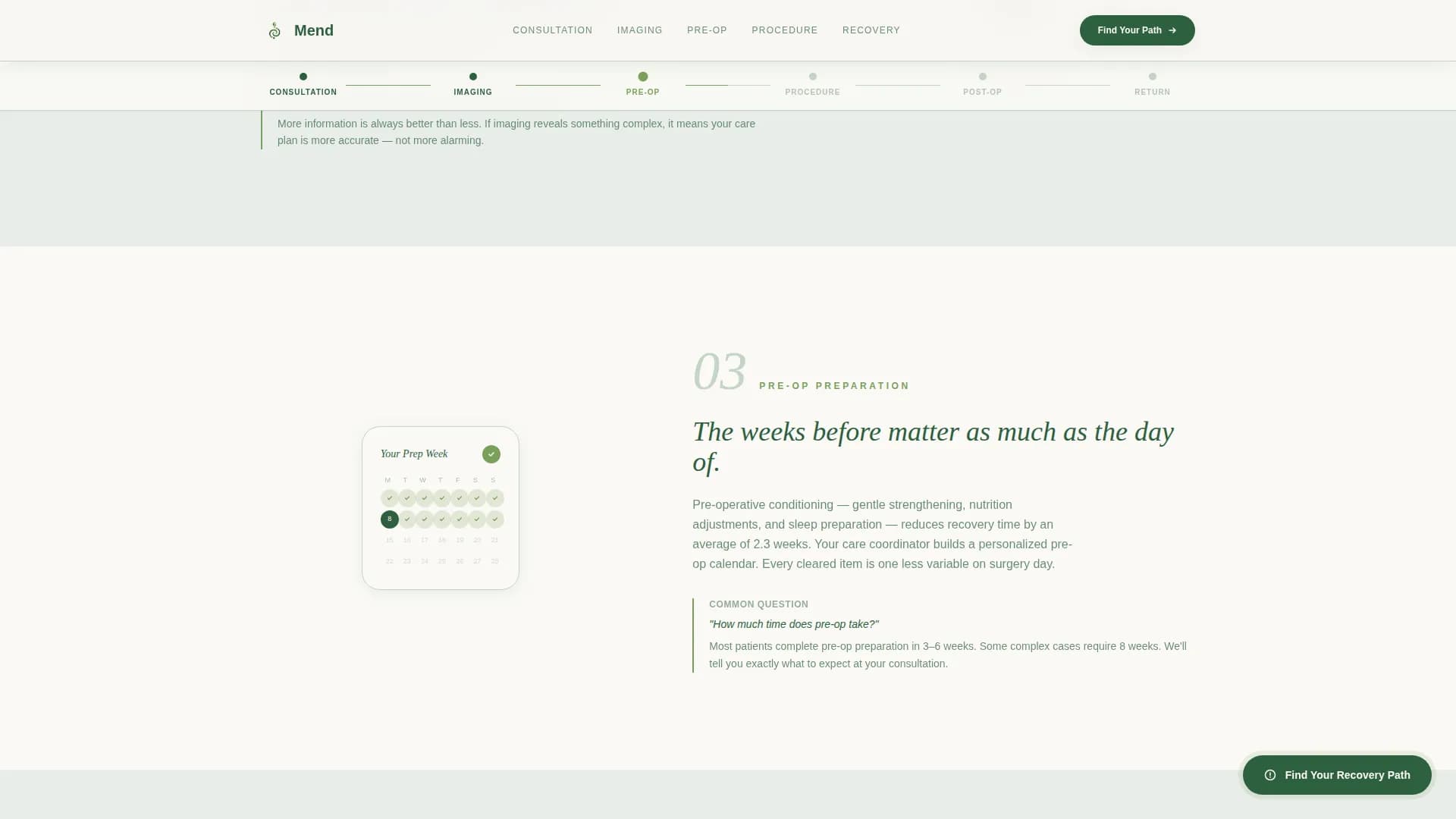 Orthopedic & Sports Medicine Booking Website Template