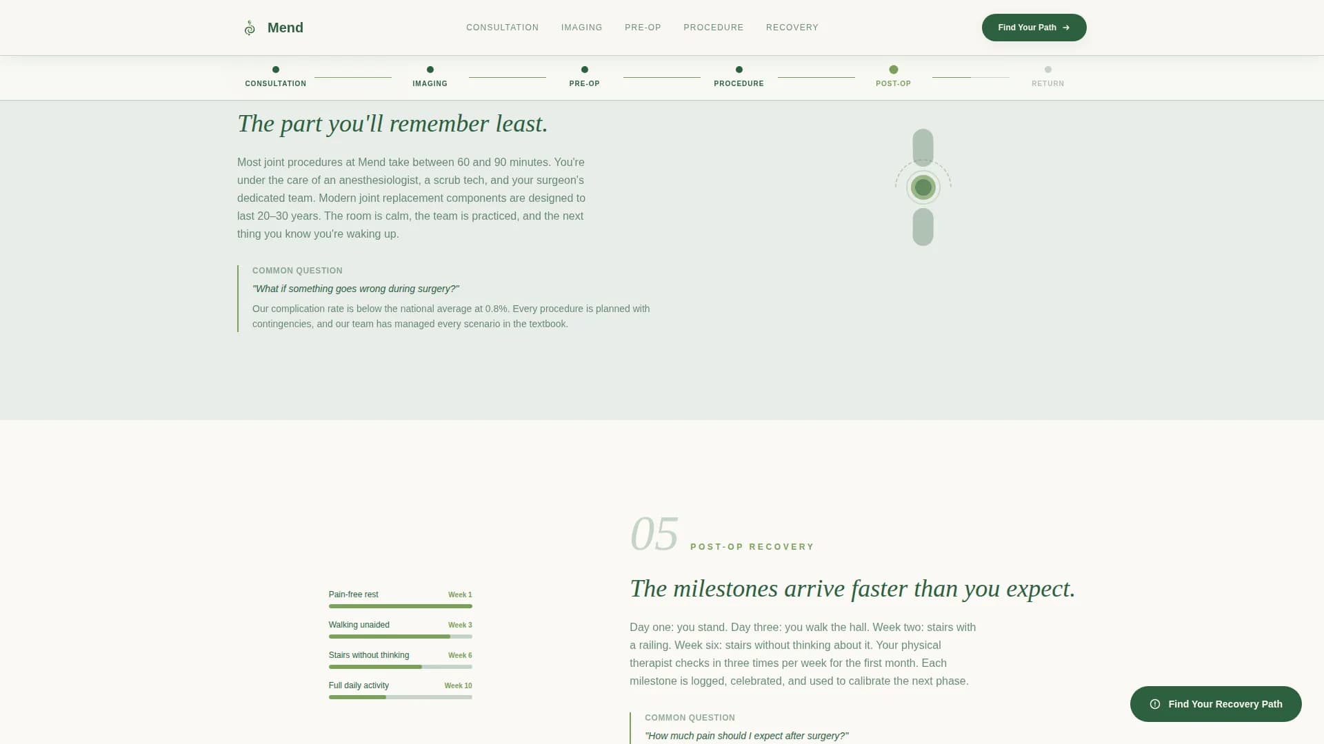 Orthopedic & Sports Medicine Booking Website Template