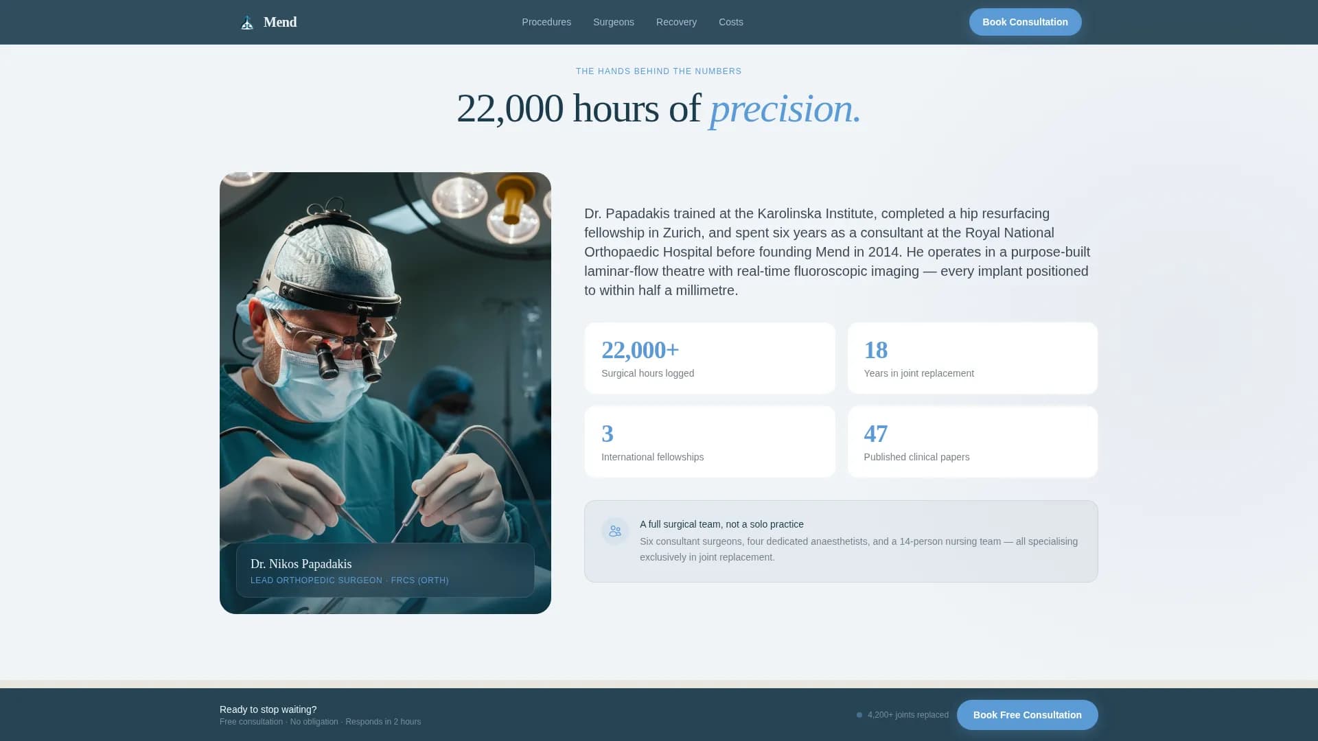 Medical Tourism & Concierge Booking Website Template