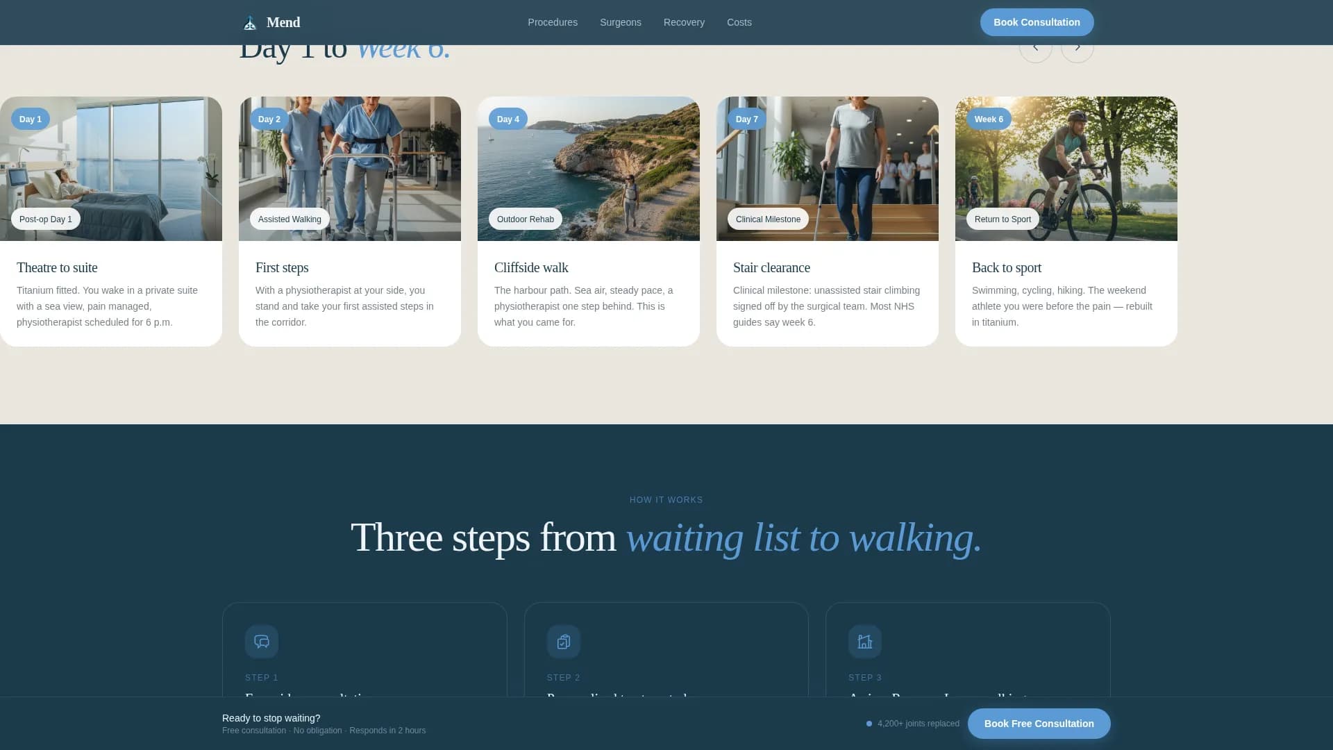 Medical Tourism & Concierge Booking Website Template